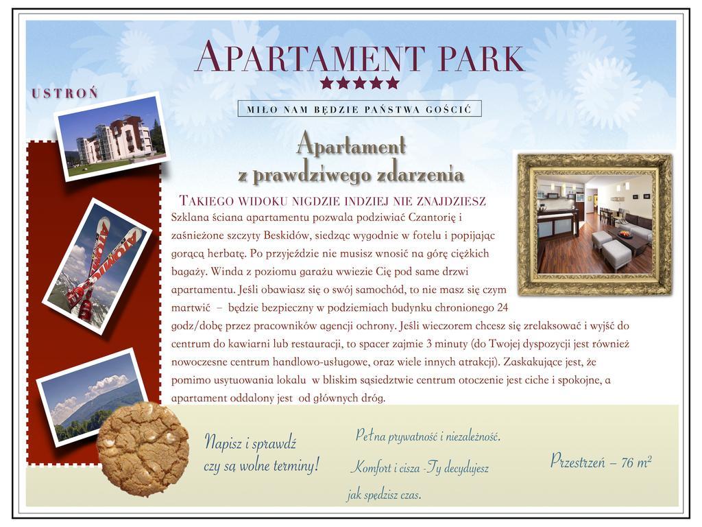 Apartament Park Ustroń Rom bilde